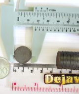 Jual Magnet Ferrite Coin Hitam d18x3mm